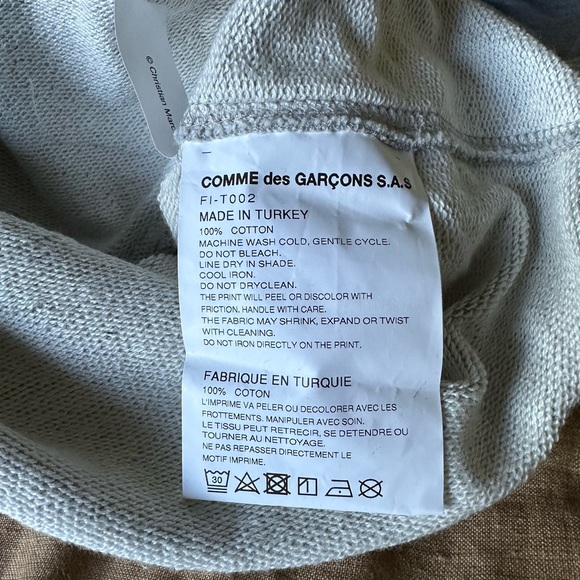NWOT Comme Des Garçons Hoodie - Picture 4 of 4